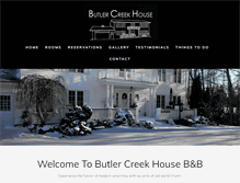 Tablet Screenshot of butlercreekhouse.com